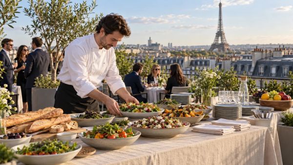 Top traiteurs à Paris pour vos plateaux repas d'entreprise